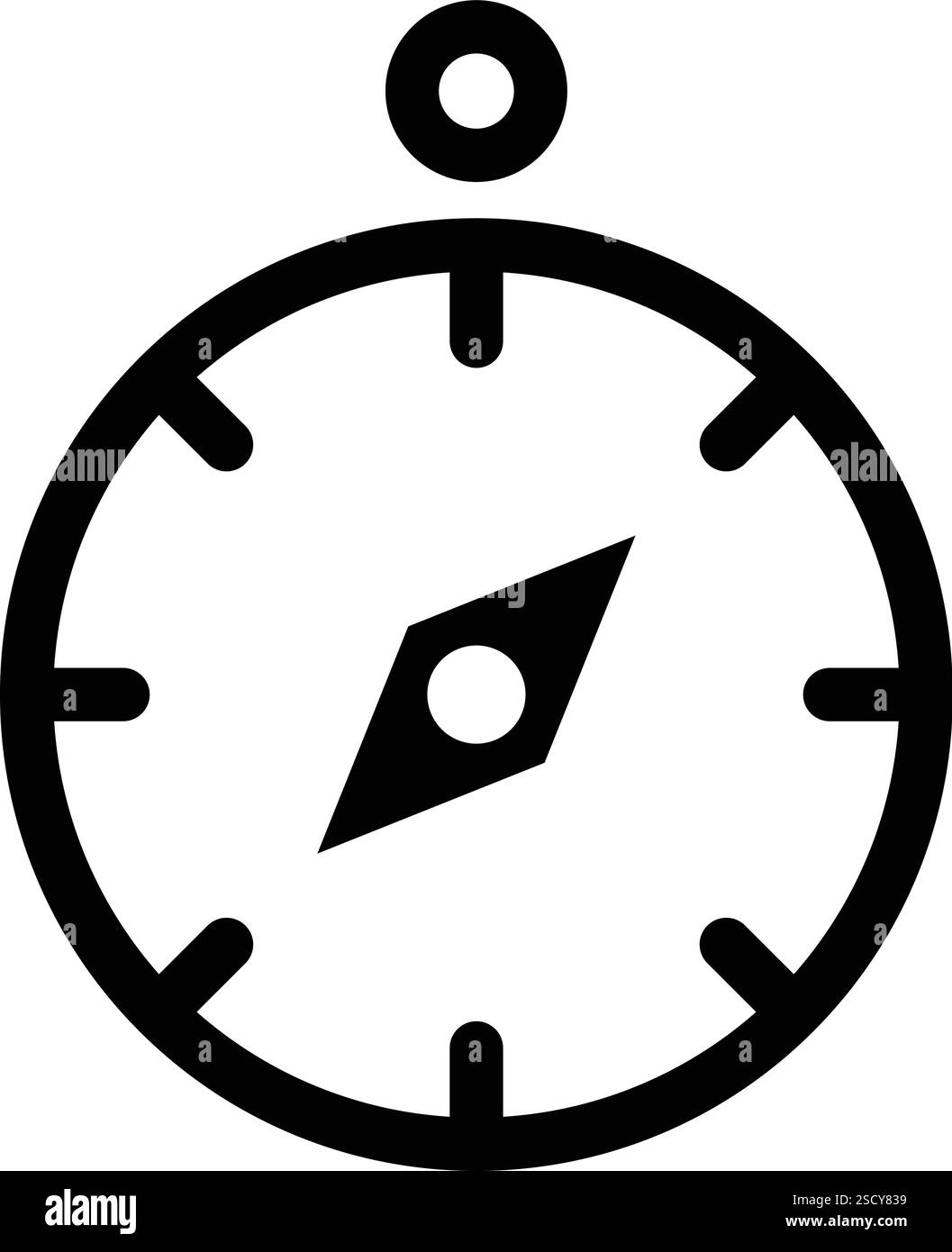 Compass Vector Icon Design Illustration Stock Vector Image & Art - Alamy