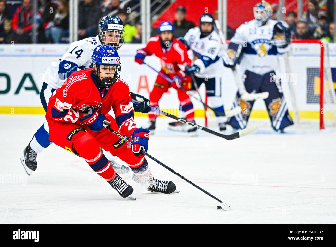 Tereza Plosova (CZE, front) and Tuuli Tallinn (FIN) in action during