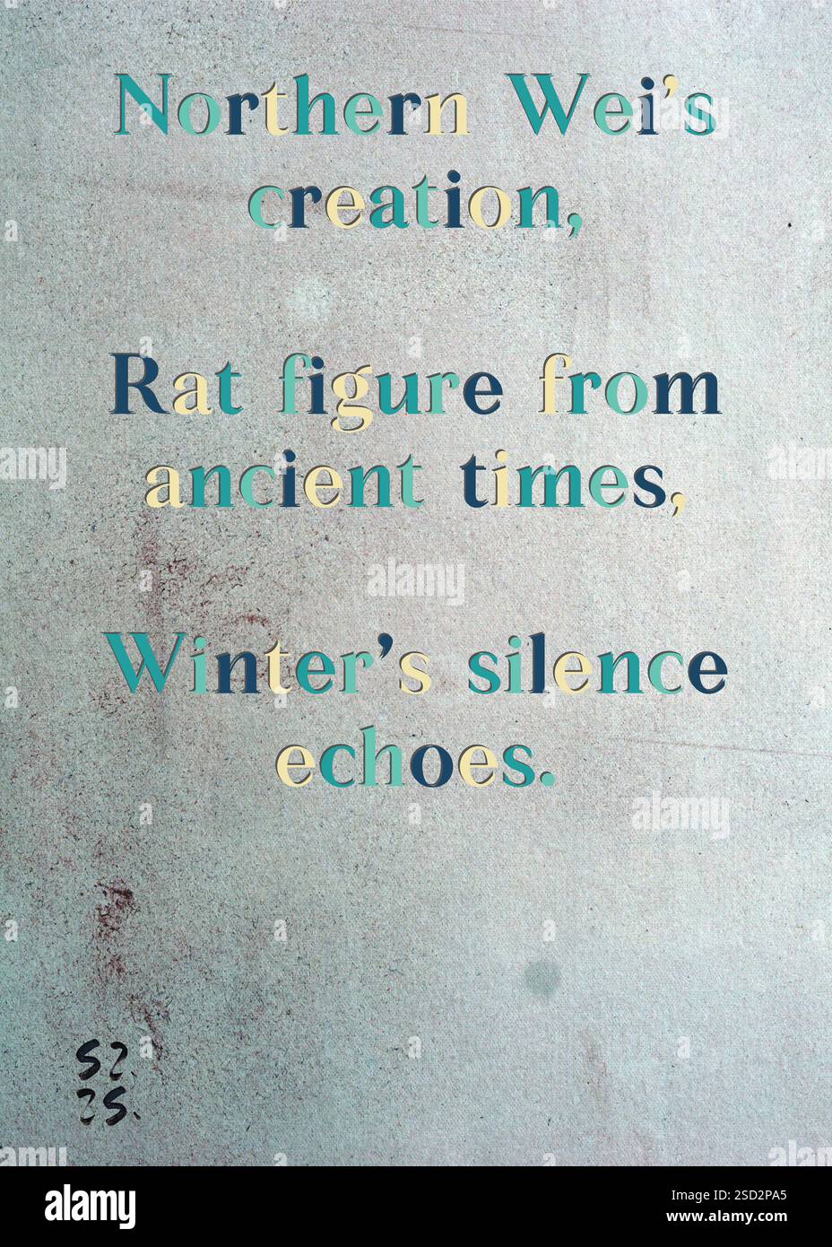 Northern Wei's creation, Rat figure from ancient times, Winter's ...