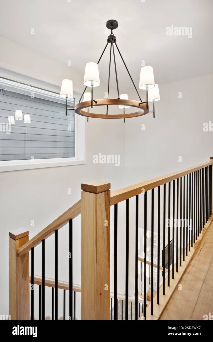 Light casting on staircase hi-res stock photography and images - Alamy