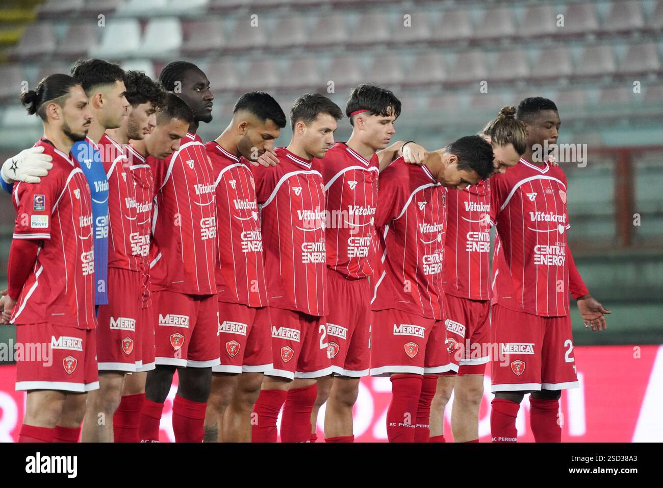 Perugia, Italy. 07th Feb, 2025. team perugia calcio during Perugia vs Vis  Pesaro, Italian football Serie C match in Perugia, Italy, February 07 2025  Credit: Independent Photo Agency/Alamy Live News Stock Photo - Alamy, image size:1300x956
