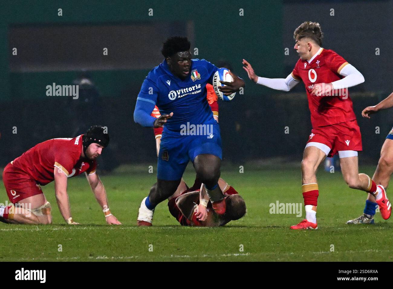 Enoch Opoku Gyamfi ( Italy U20 ). Italia U20 vs. Wales U20 match at