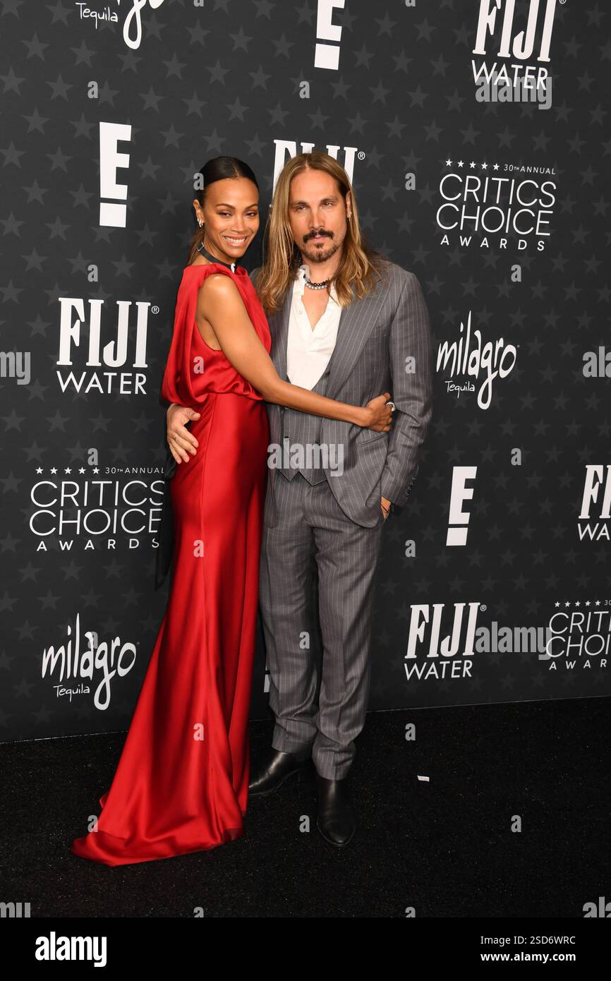 Santa Monica, California, USA. 07th Feb, 2025. Marco Perego and Zoe ...