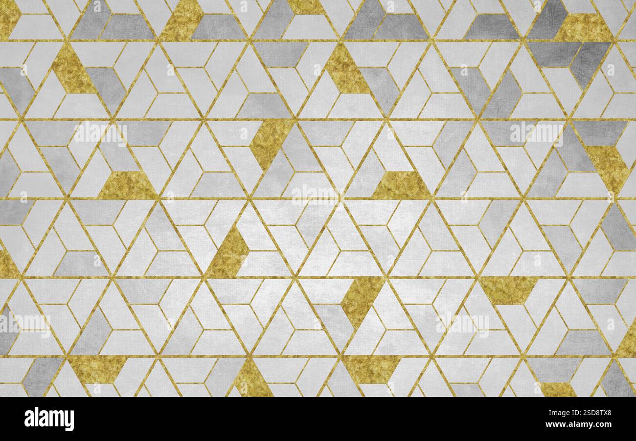 3d geometric pattern triangles artistic background wall. 3d modern ...