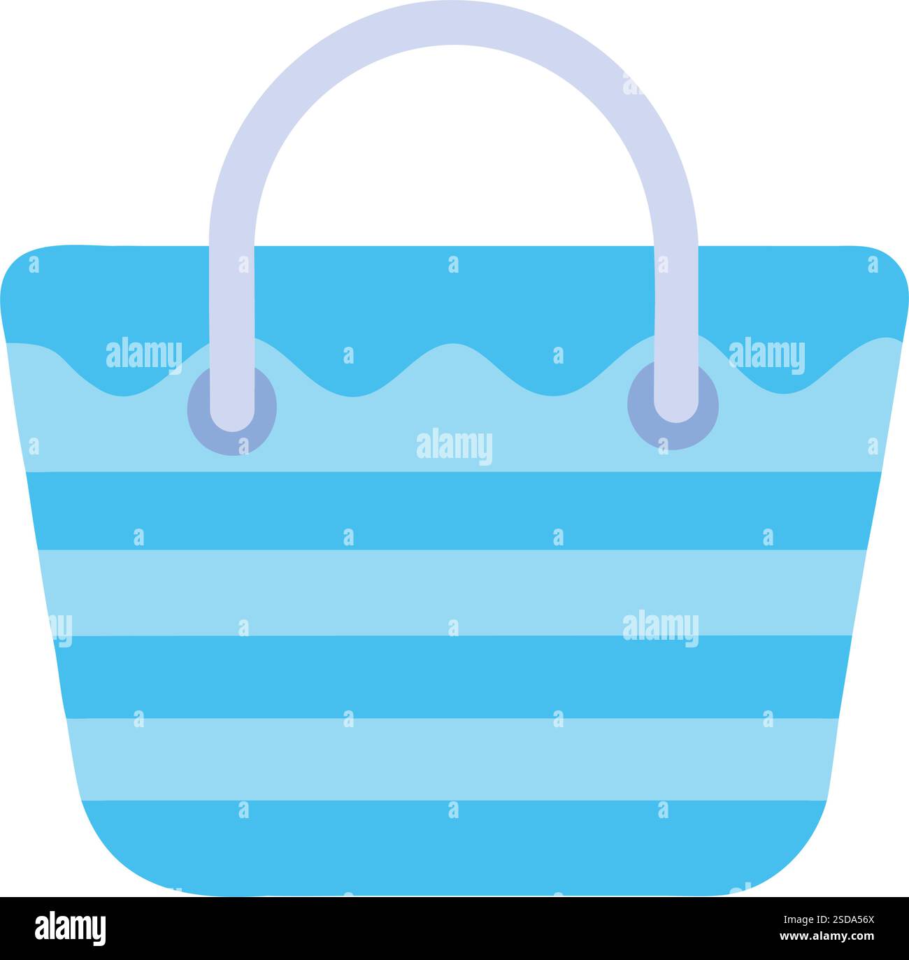 Beach bag summer accessory illustration Stock Vector