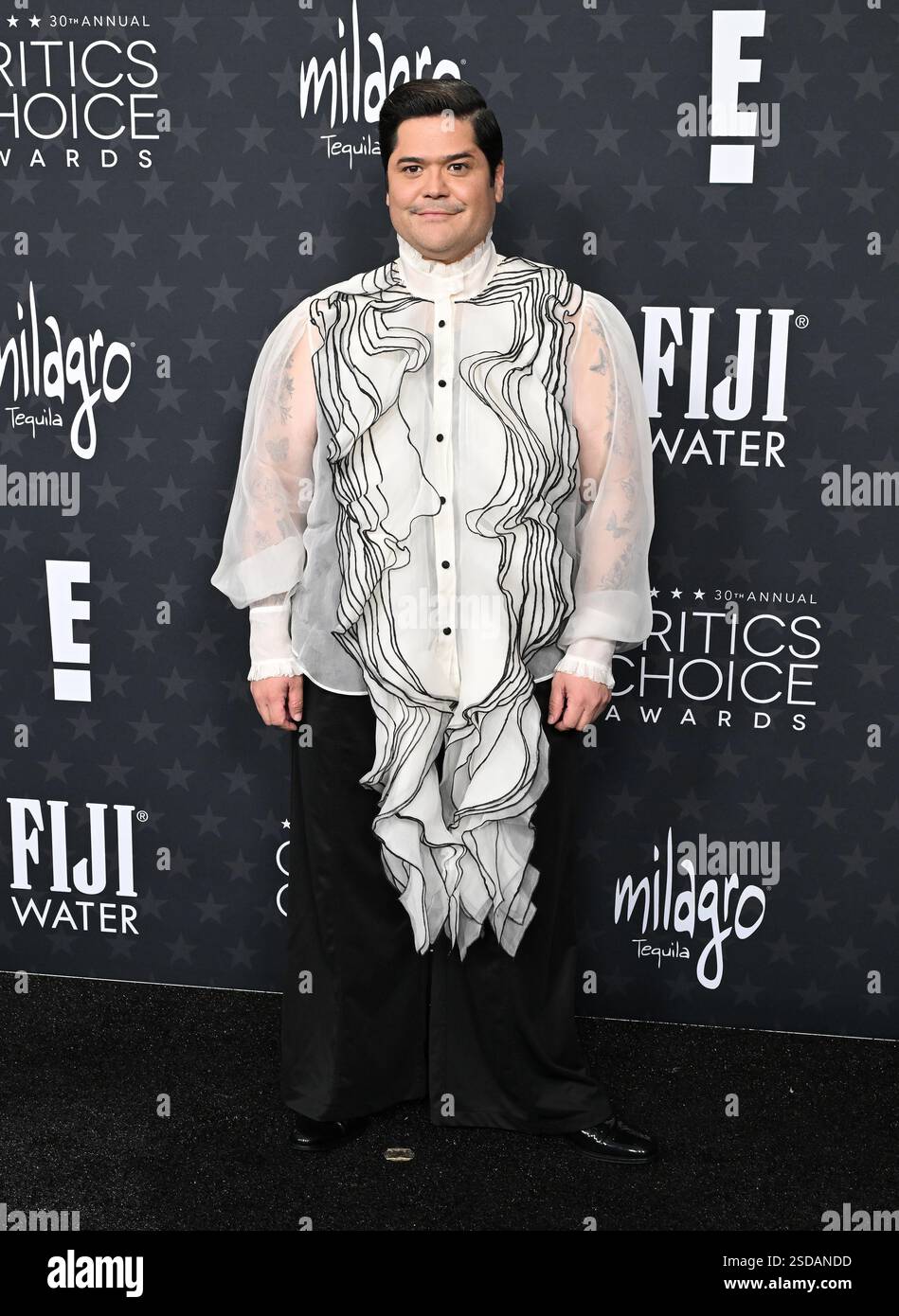 Harvey Guillen arriving to the 30th Annual Critics Choice Awards held