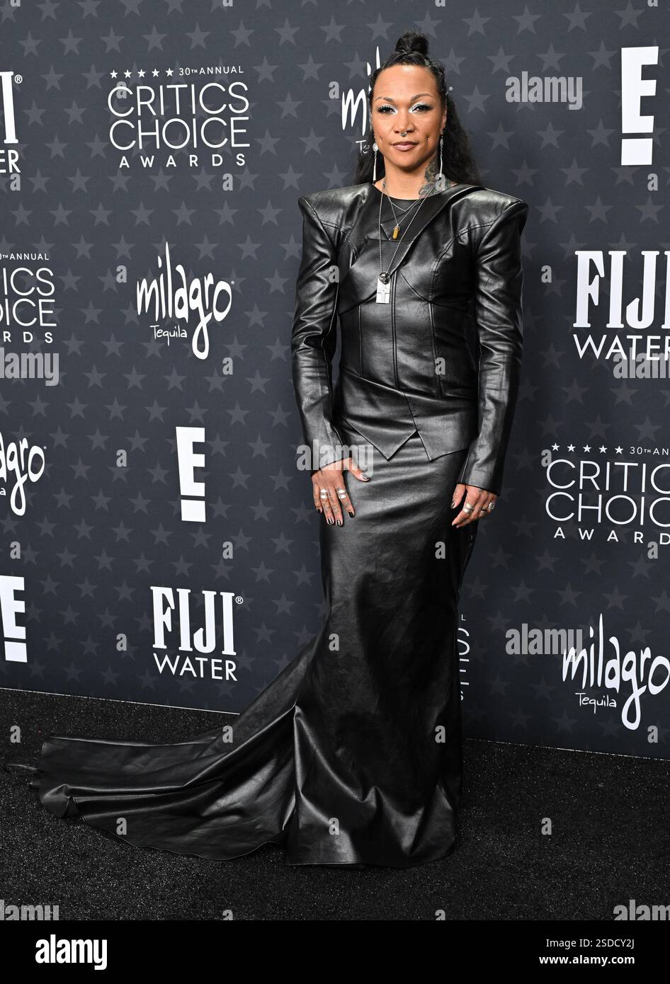 Kali Reis arriving to the 30th Annual Critics Choice Awards held at
