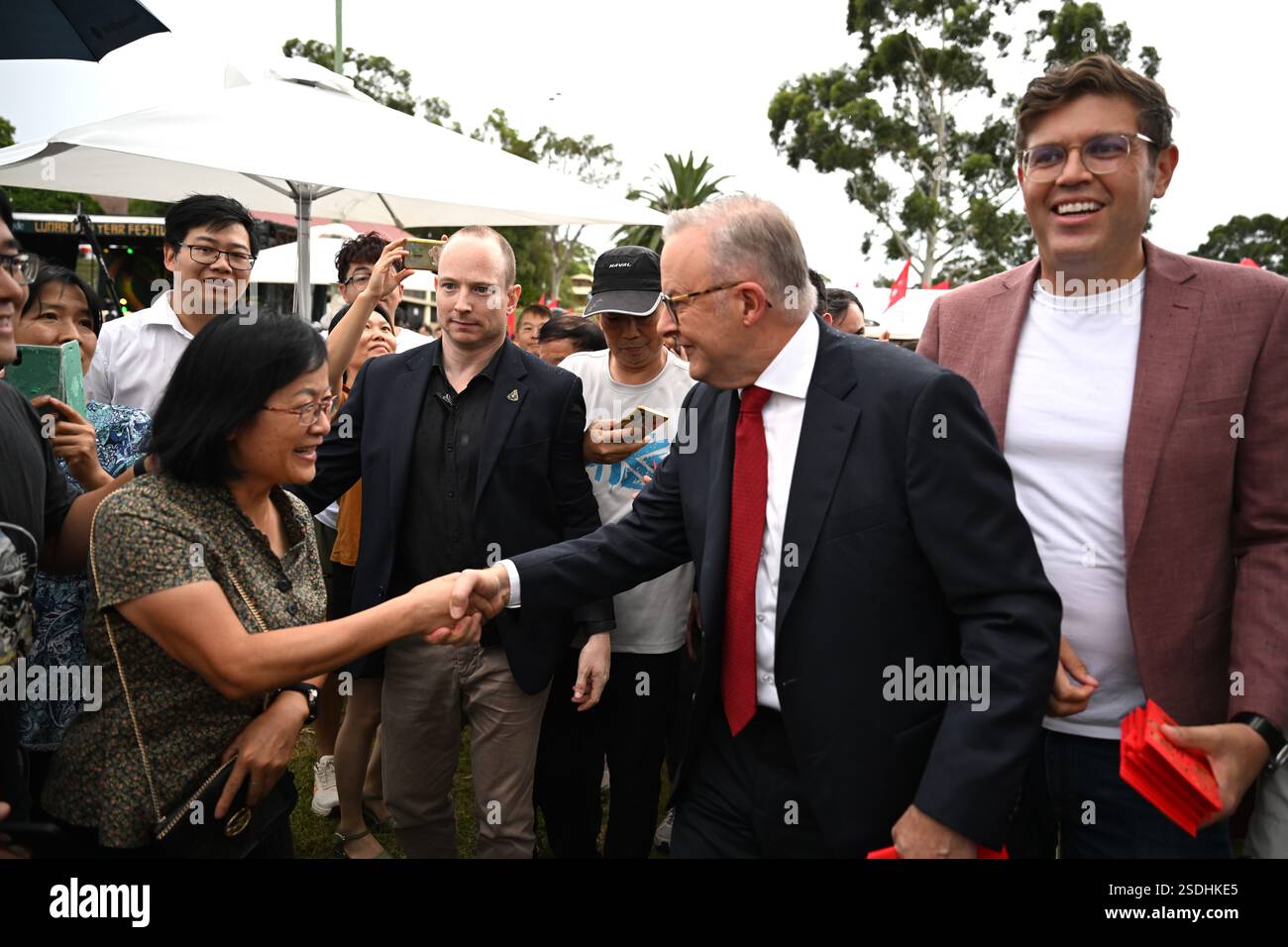 Australian Prime Minister Anthony Albanese attends Lunar New Year