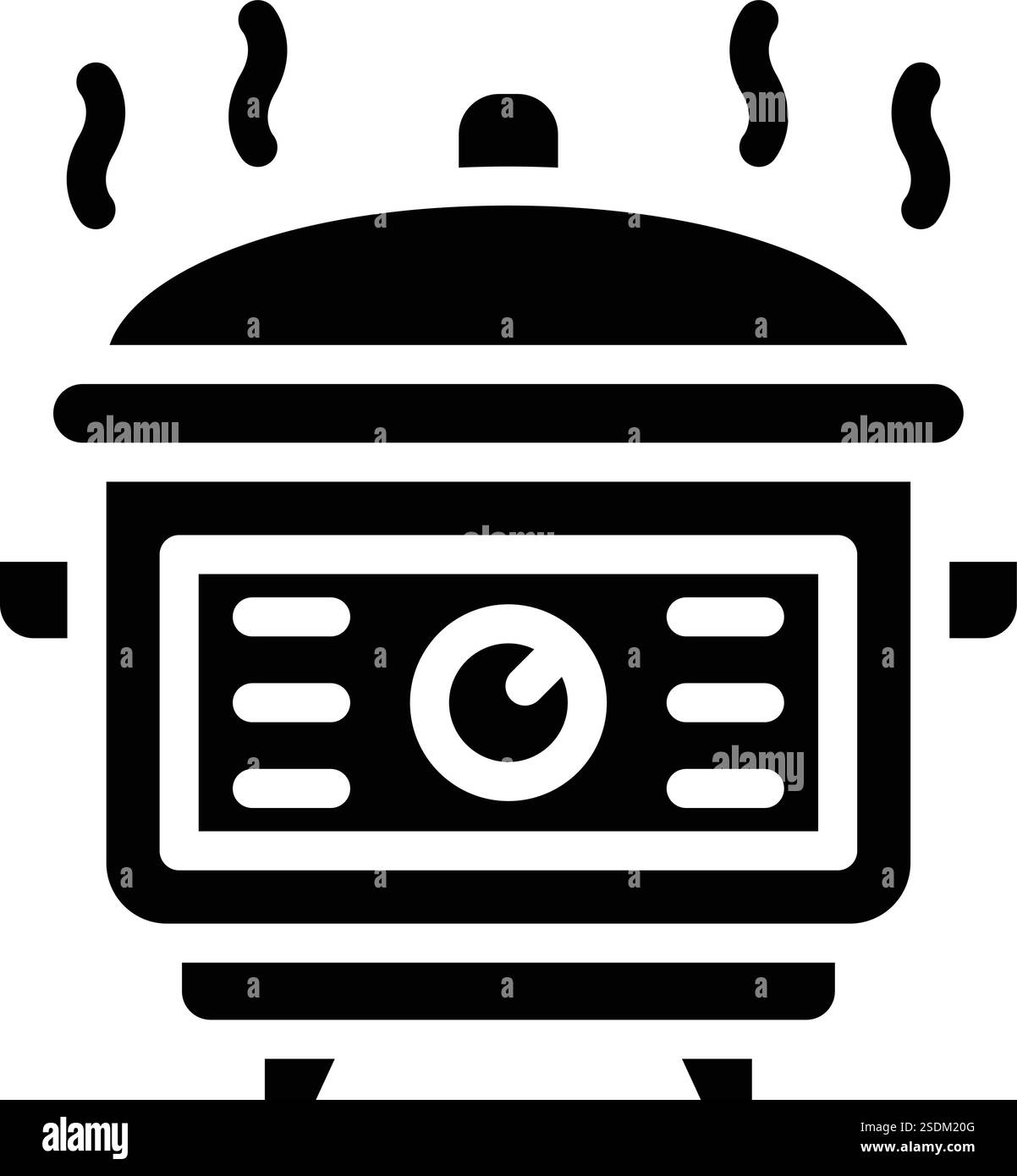 Electric cooker 3d icon Black and White Stock Photos & Images - Alamy