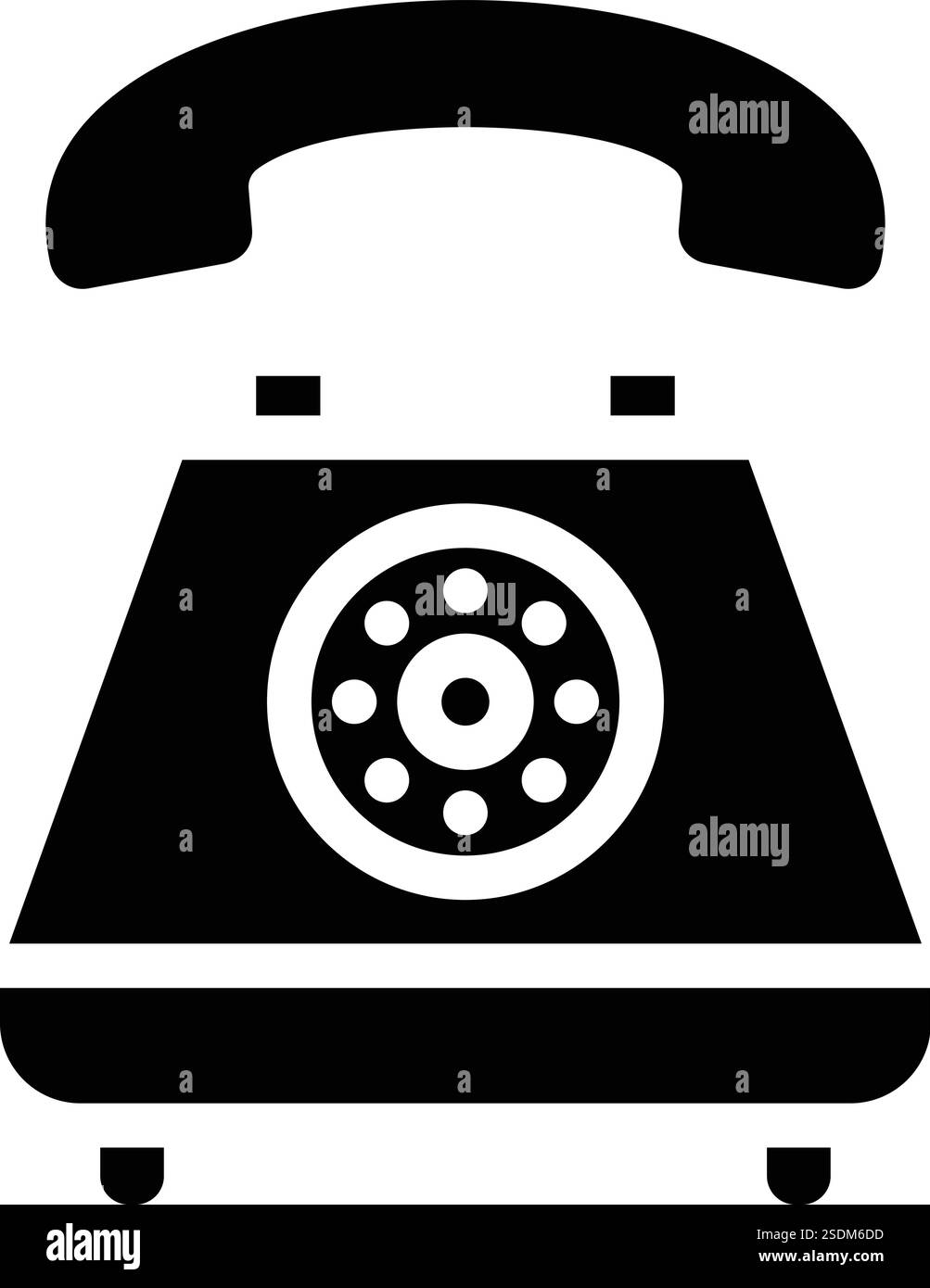 Telephone Vector Icon Design Illustration Stock Vector