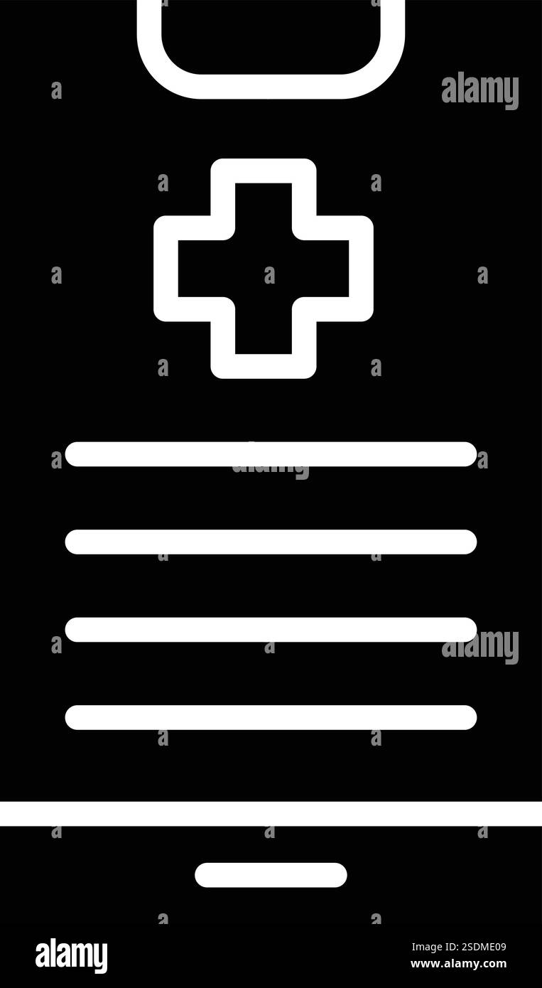 Mobile Phone Vector Icon Design Illustration Stock Vector