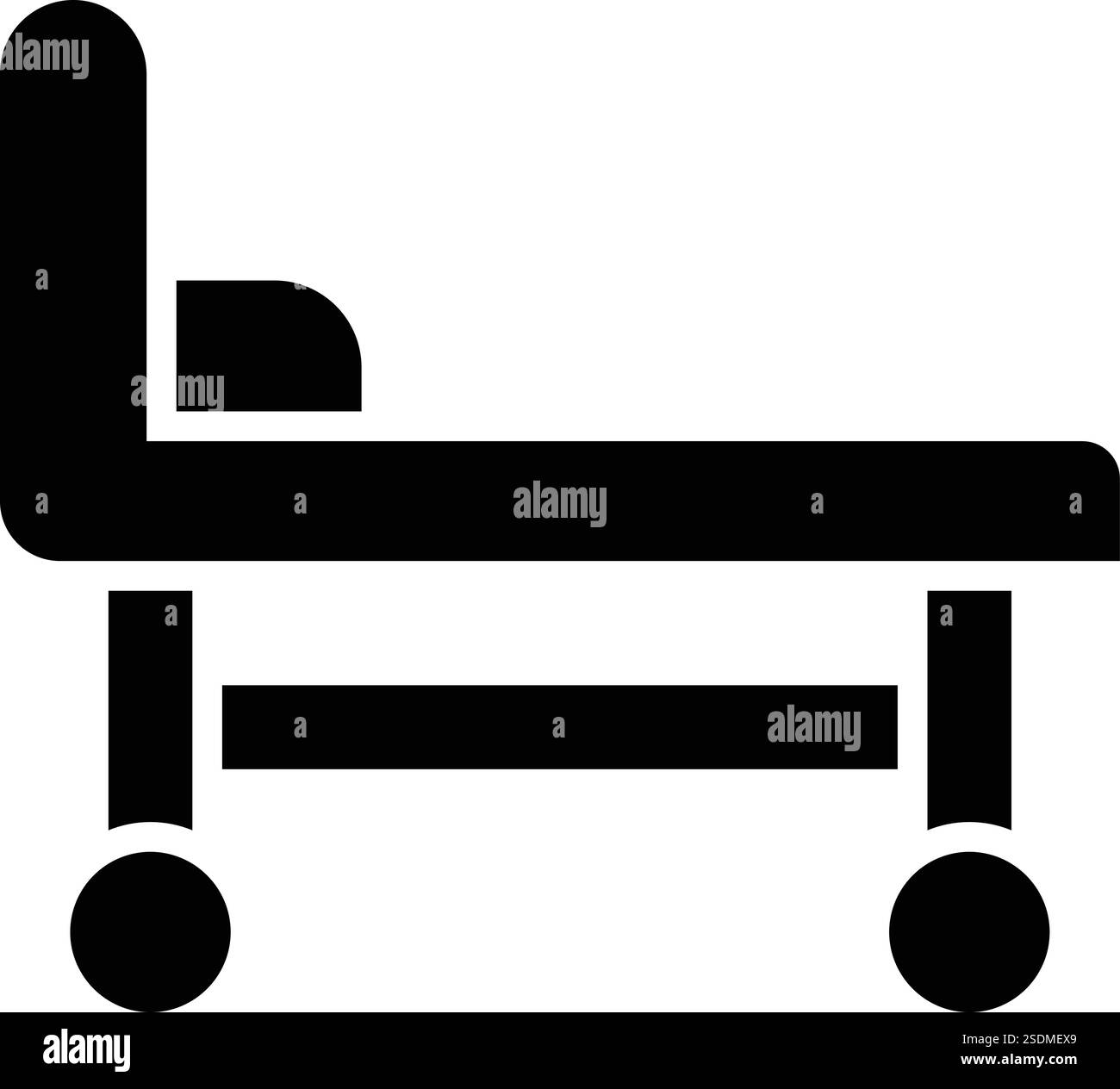 Stretcher hospital Black and White Stock Photos & Images - Alamy