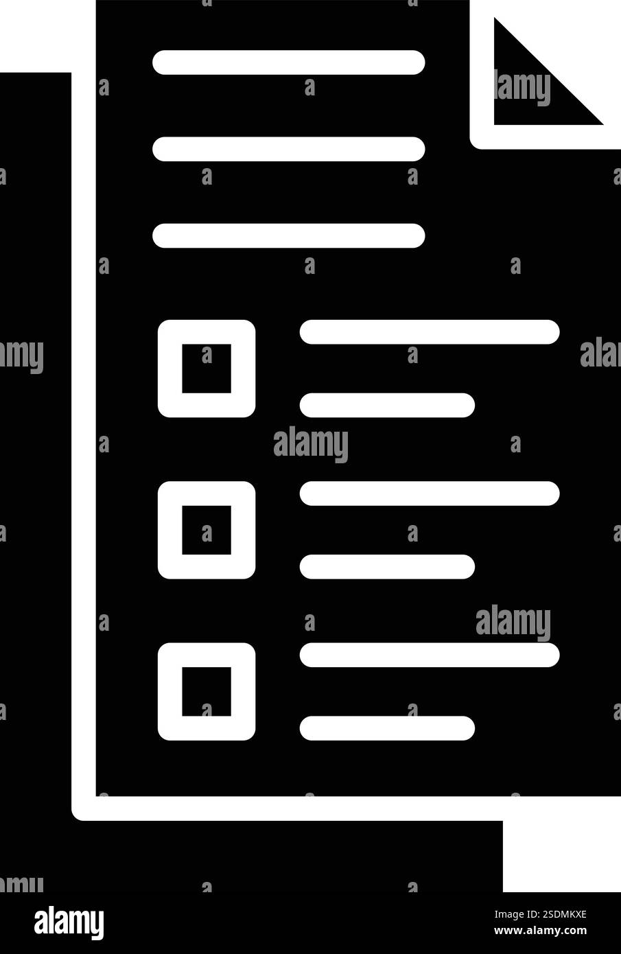 Document Vector Icon Design Illustration Stock Vector