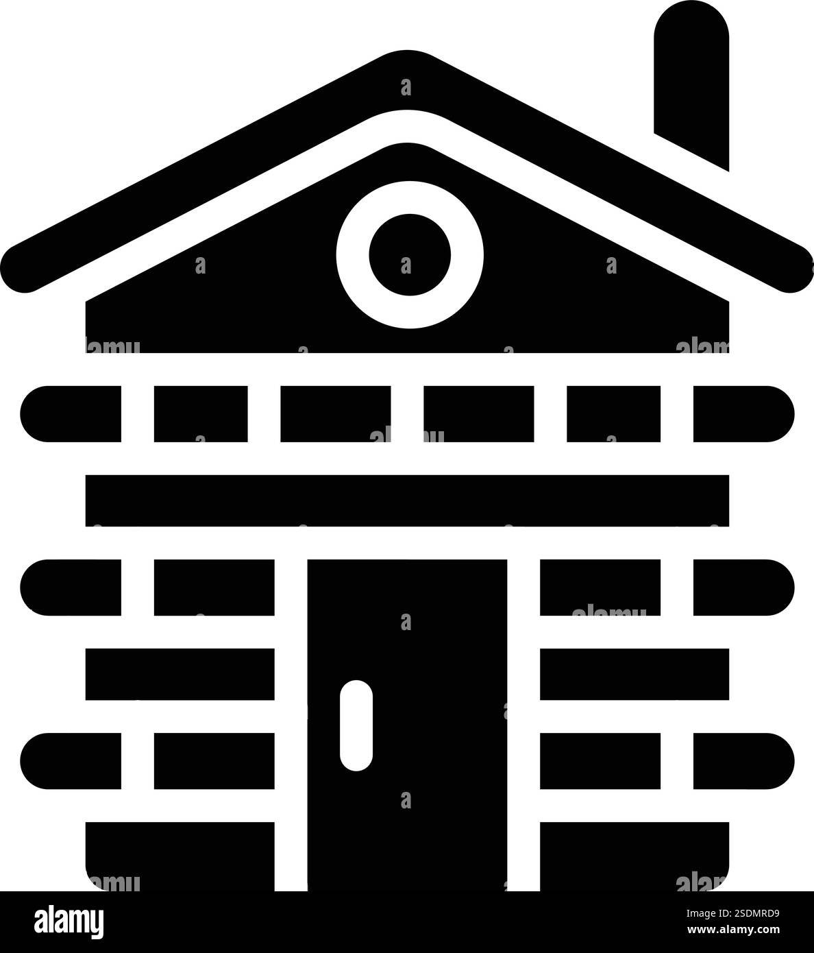 Cabin Vector Icon Design Illustration Stock Vector Image & Art - Alamy