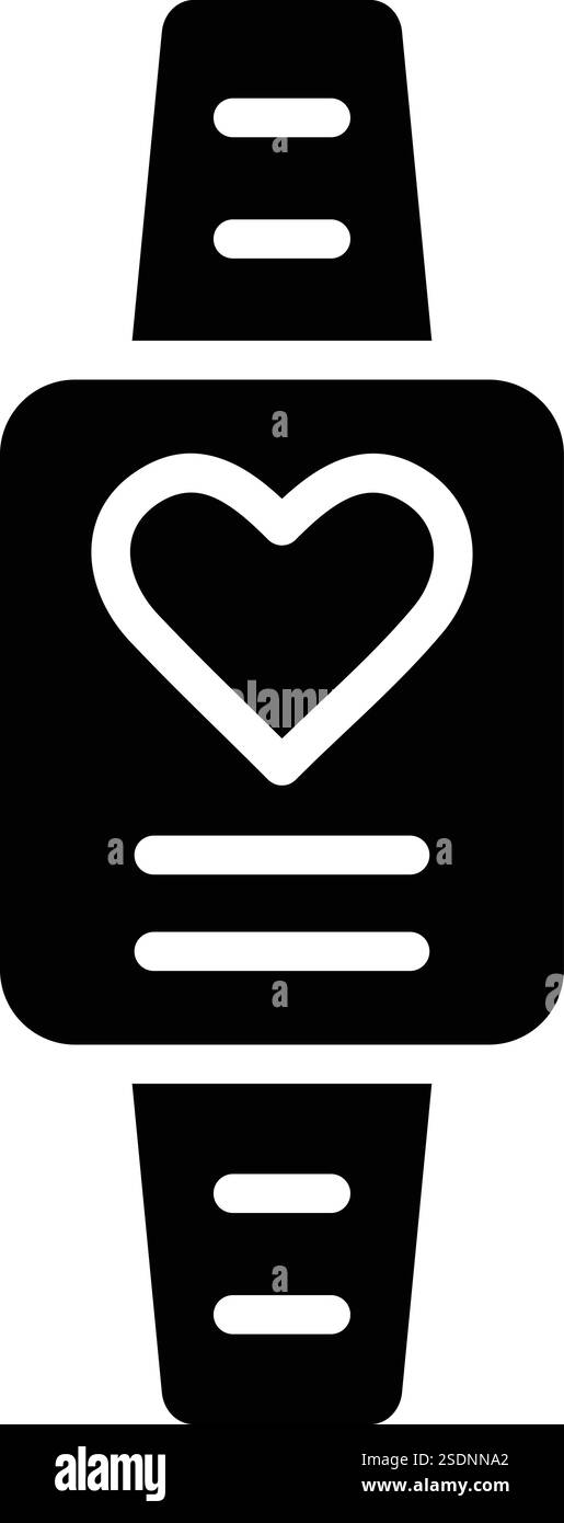 Smart Watch Vector Icon Design Illustration Stock Vector Image & Art ...