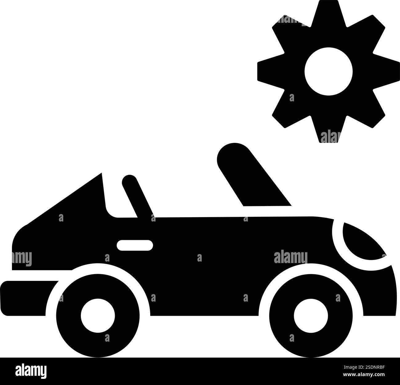 Car Service Vector Icon Design Illustration Stock Vector