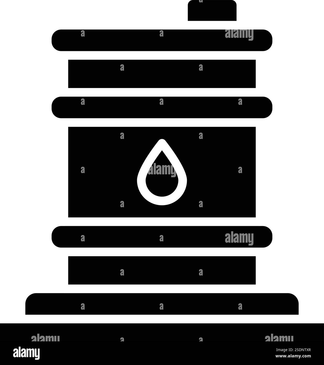 Barrel Vector Icon Design Illustration Stock Vector