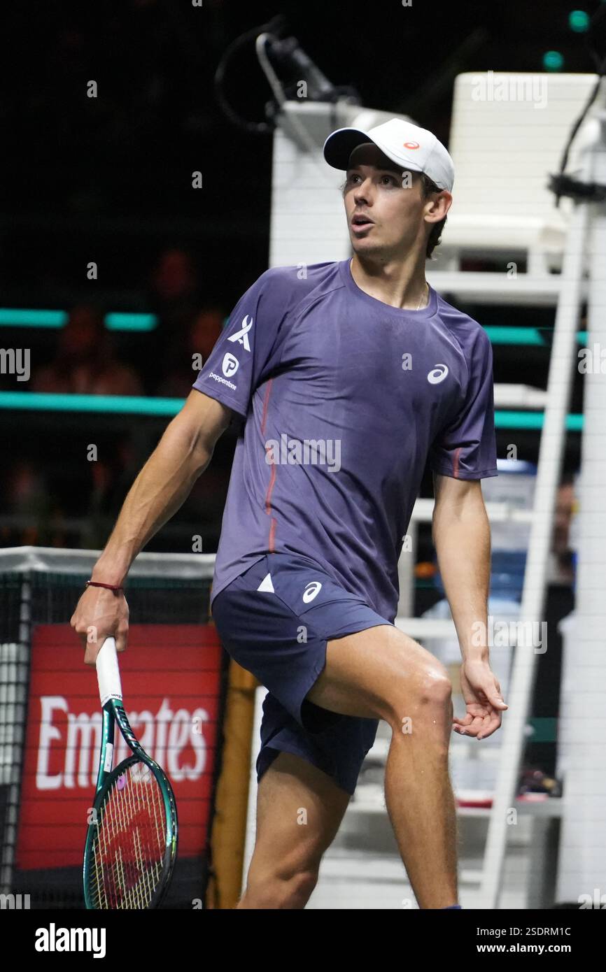 Rotterdam Netherlands 07th Feb 2025 Alex De Minaur Of Australia Rotterdam Netherlands 07th Feb 2025 Alex De Minaur Of Australia During The Abn Amro Open 2025 Atp 500 Tennis 14 Finale Event On 7 February 2025 In Rotterdam Netherlands Photo Laurent Lairys Abacapresscom Credit Abaca Pressalamy Live News 2SDRM1C