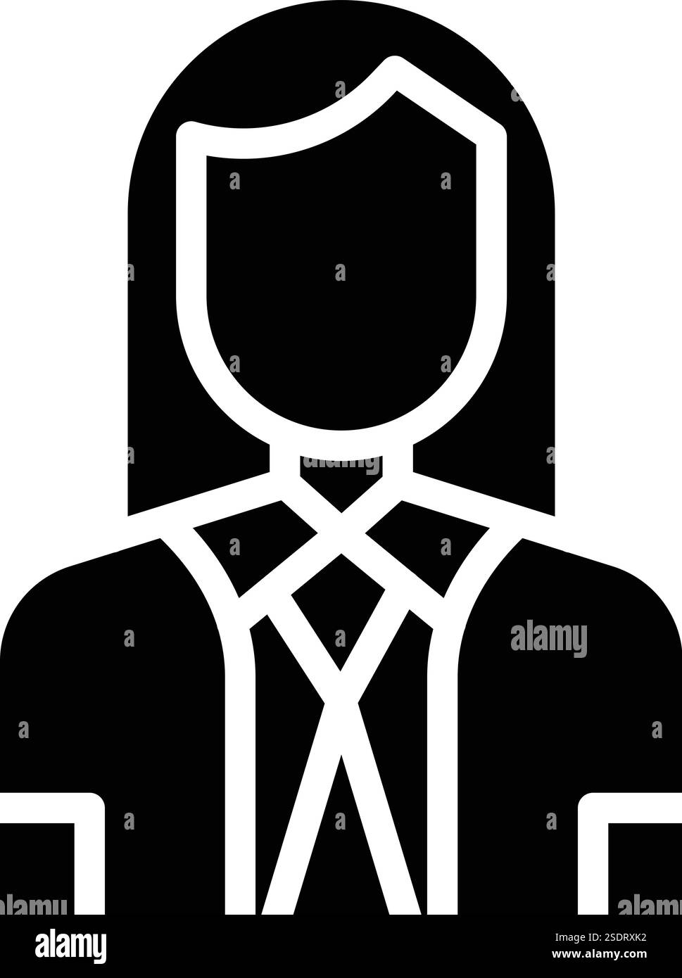 Company Secertary Vector Icon Design Illustration Stock Vector