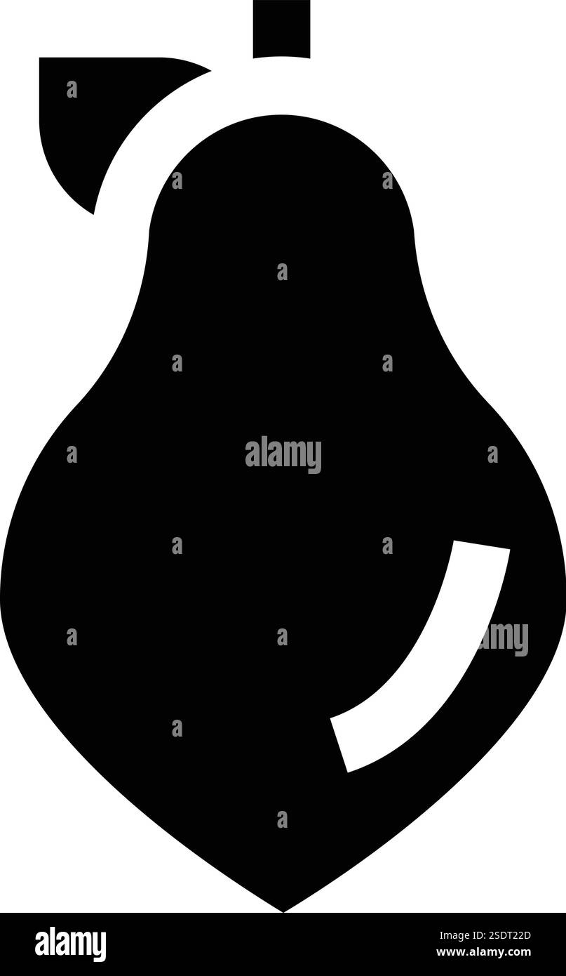 Papaya Vector Icon Design Illustration Stock Vector