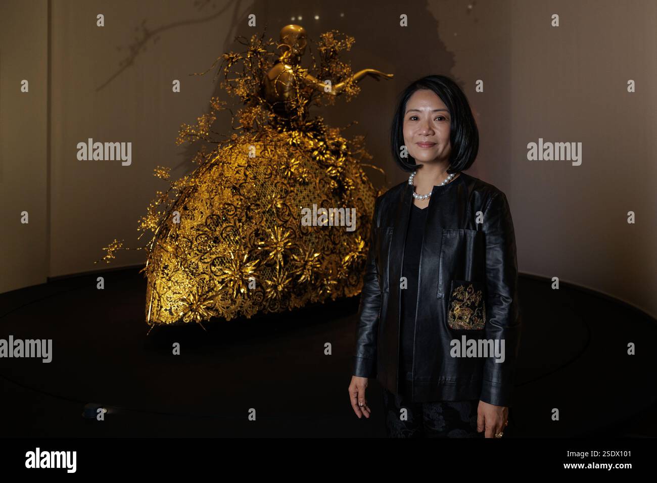 Hong Kong, China. 21st Sep, 2024. A portrait of Guo Pei at her ...