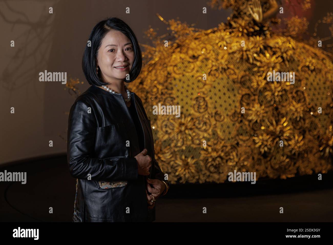 September 21, 2024, Hong Kong, China: A portrait of Guo Pei at her ...