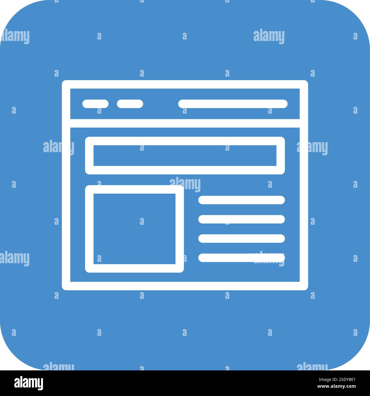Website Vector Icon Design Illustration Stock Vector