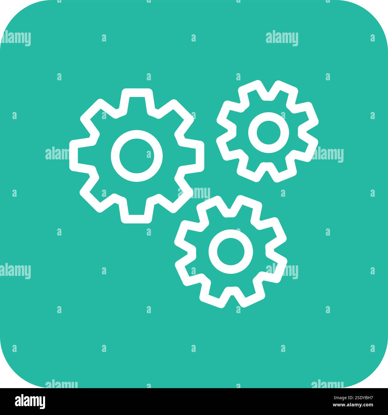 Setting Vector Icon Design Illustration Stock Vector Image & Art - Alamy