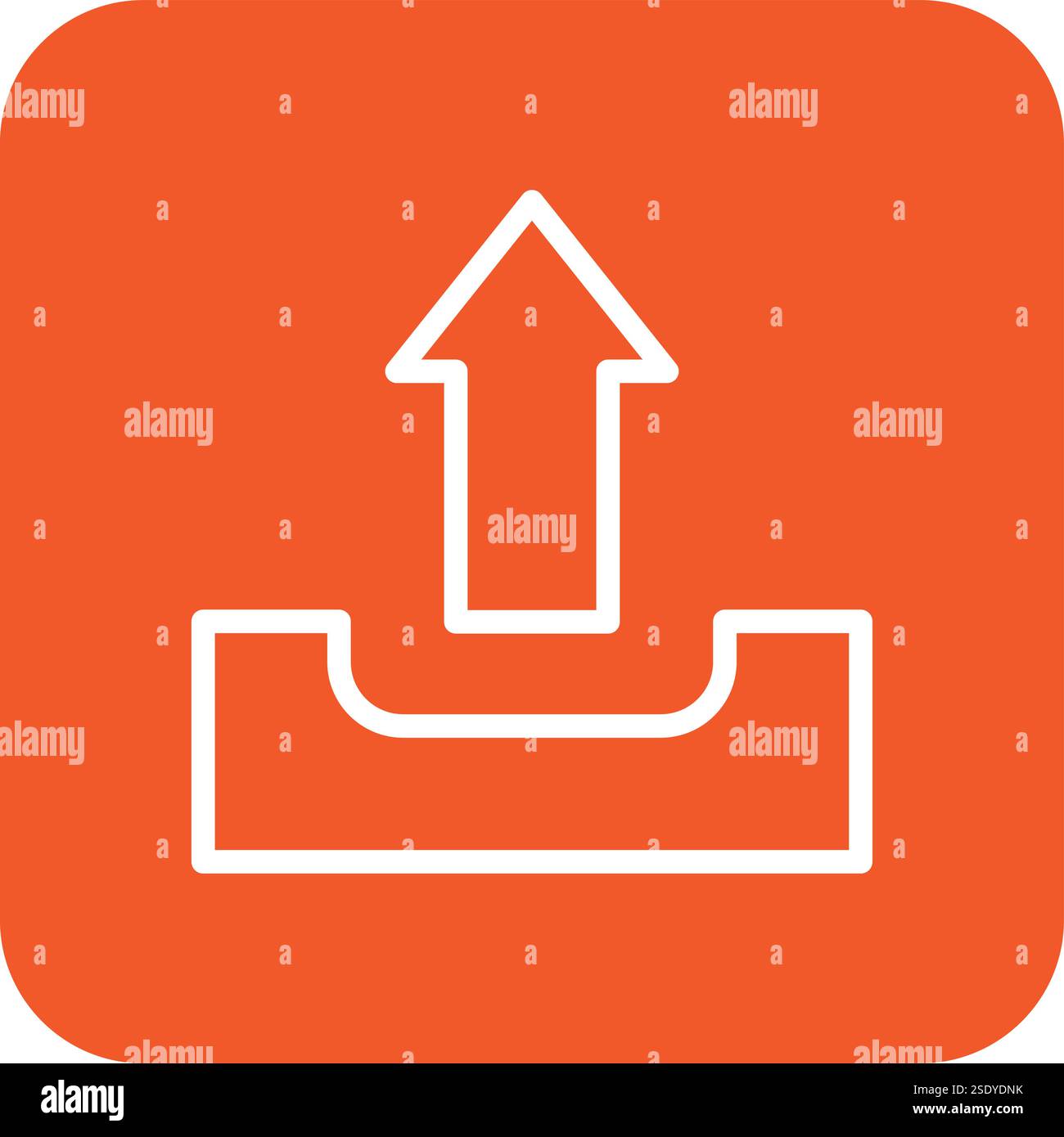 Upload Vector Icon Design Illustration Stock Vector Image & Art - Alamy