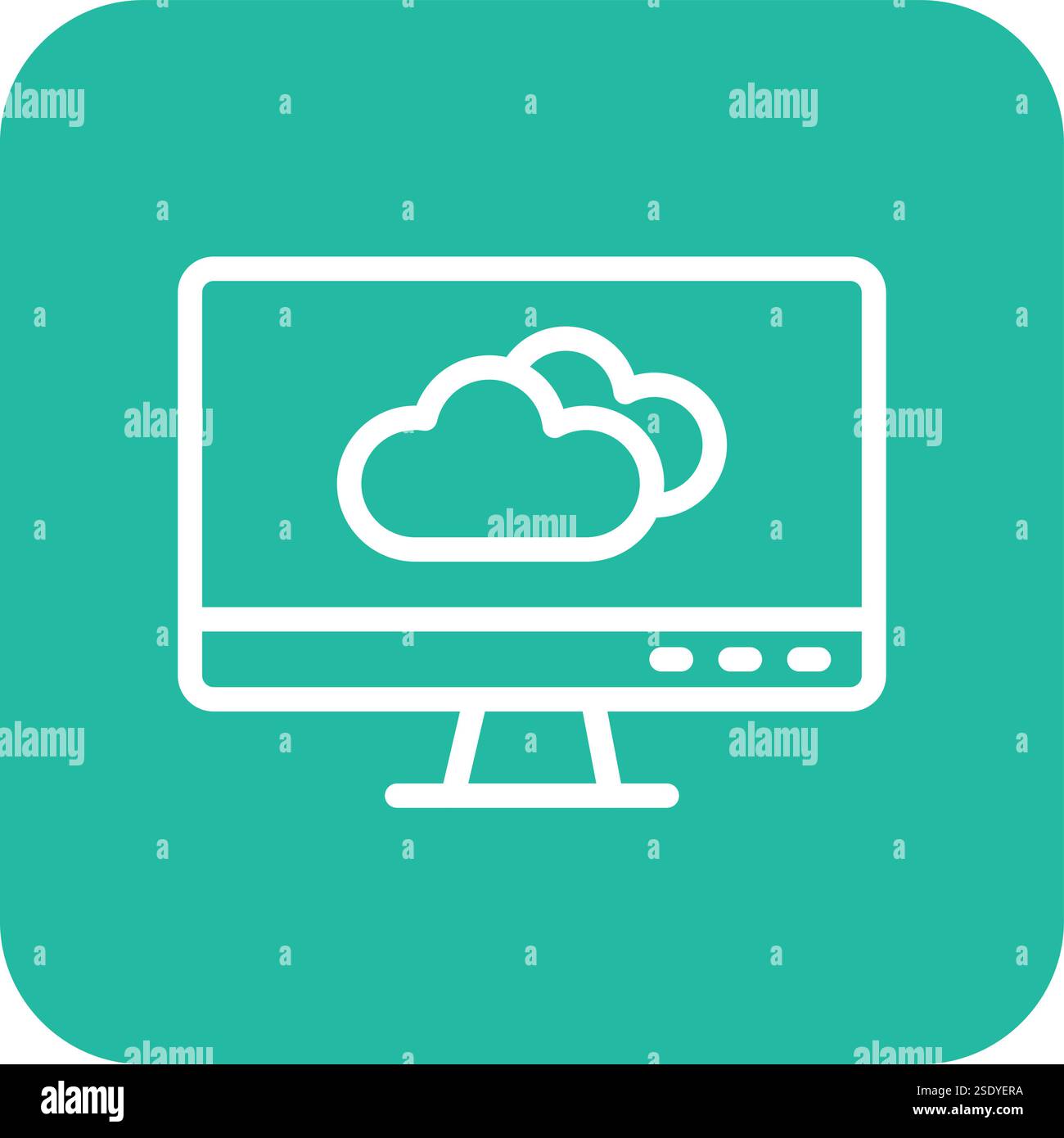 Forecast Vector Icon Design Illustration Stock Vector