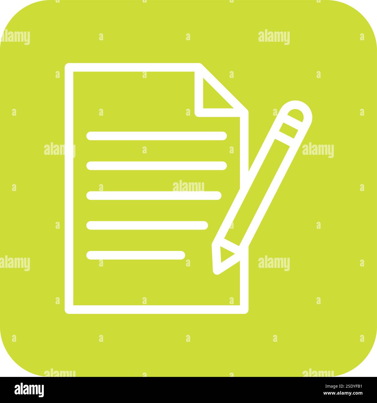 Write Vector Icon Design Illustration Stock Vector