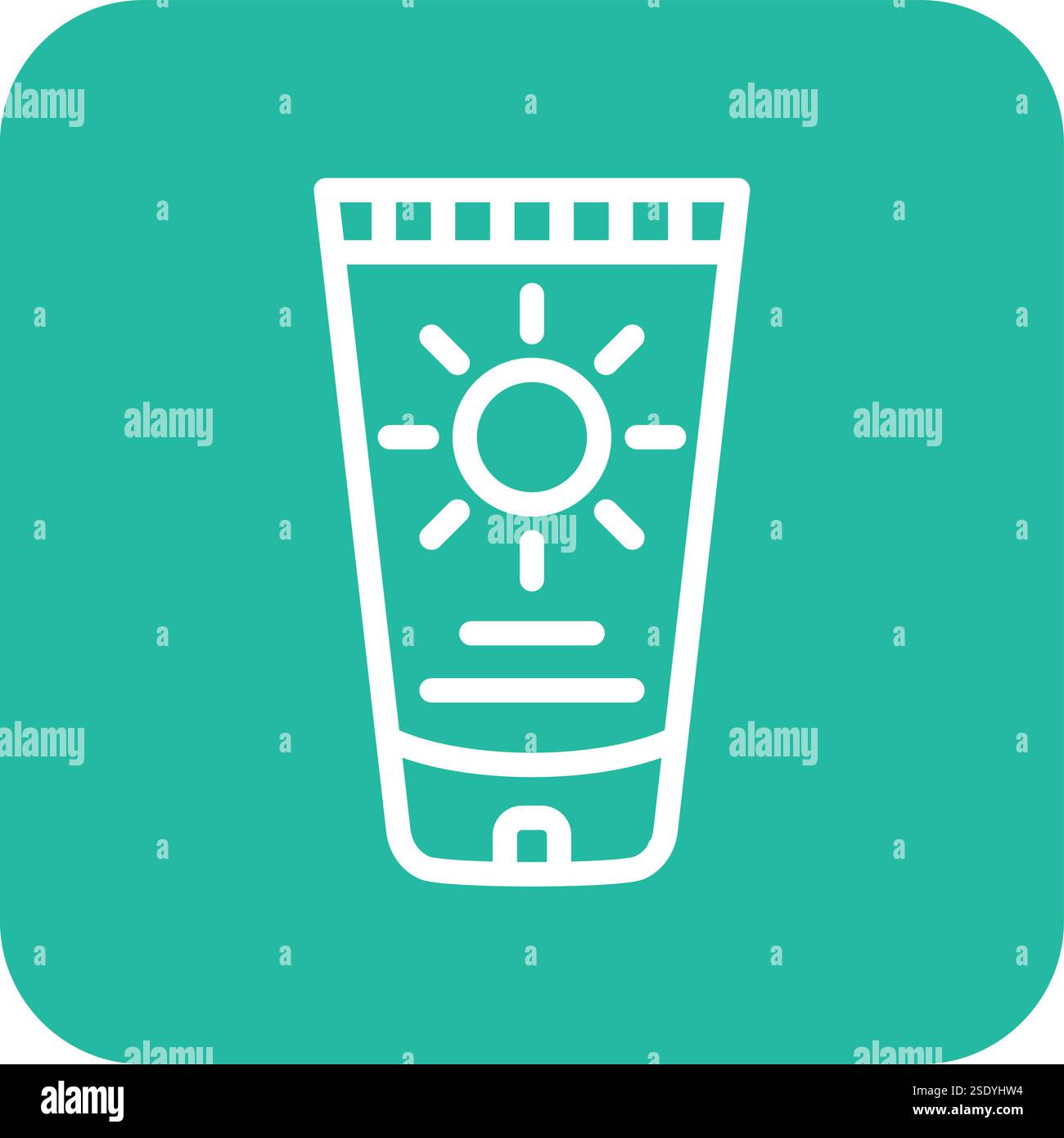 Sun cream Vector Icon Design Illustration Stock Vector
