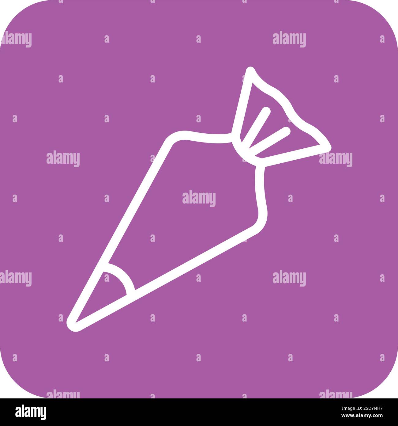 Pastry bag Vector Icon Design Illustration Stock Vector Image & Art - Alamy