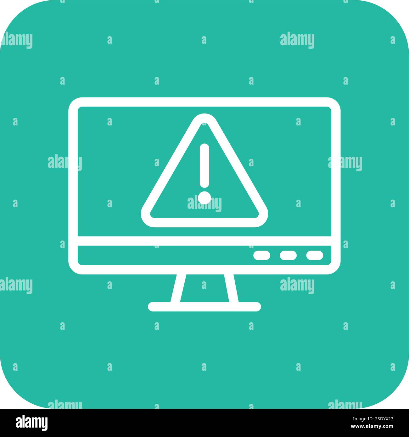 Error Vector Icon Design Illustration Stock Vector