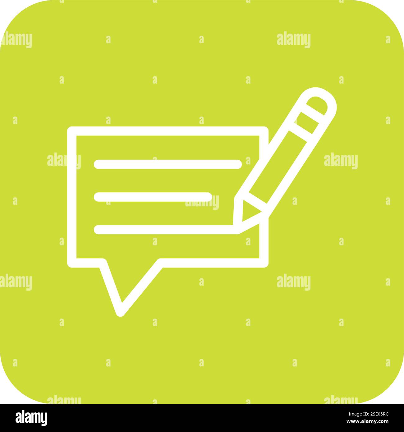 Commentary Vector Icon Design Illustration Stock Vector