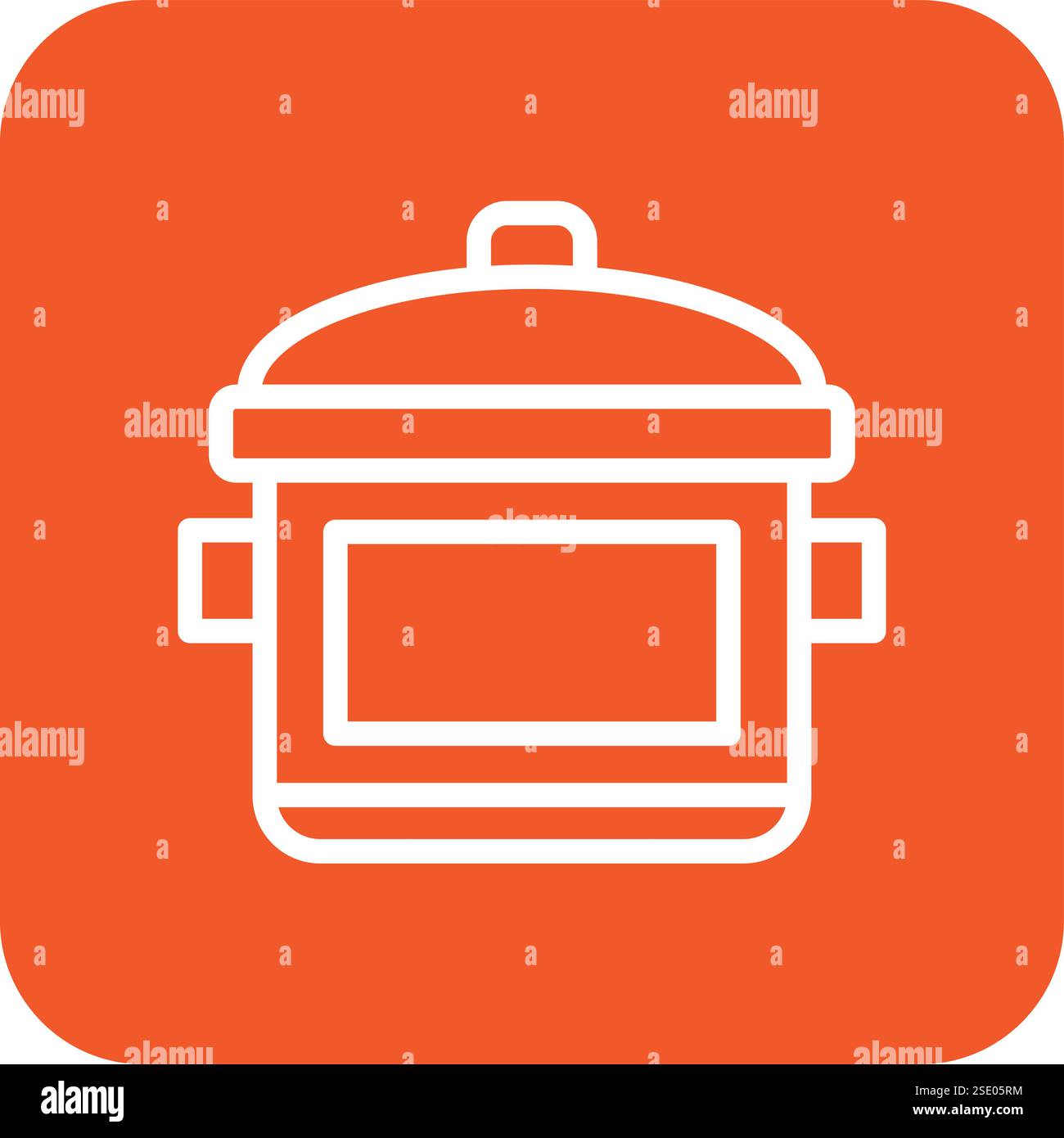 Cooking pot Vector Icon Design Illustration Stock Vector Image & Art ...