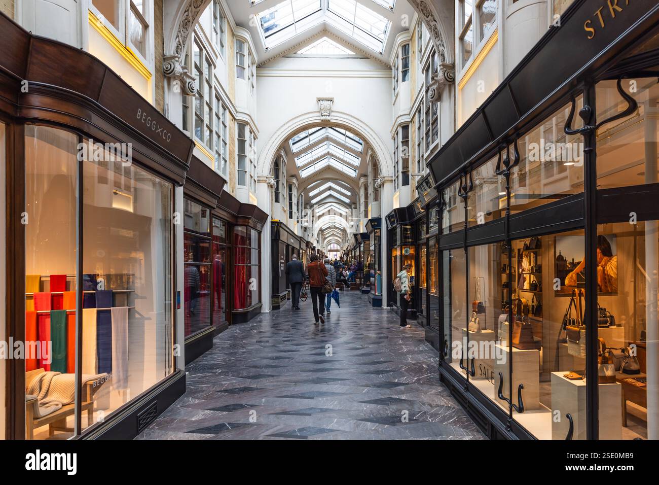 Burlington Arcade in London – Luxury Shopping Destination. London, UK, 4 July 2023 Stock Photo