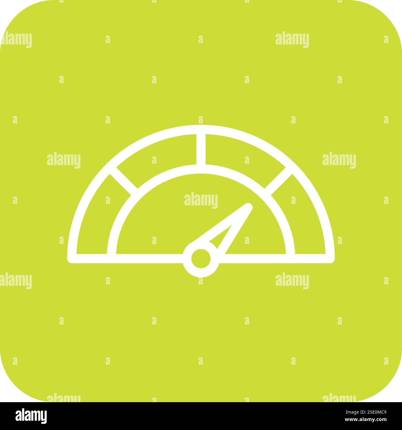 Speedometer Vector Icon Design Illustration Stock Vector
