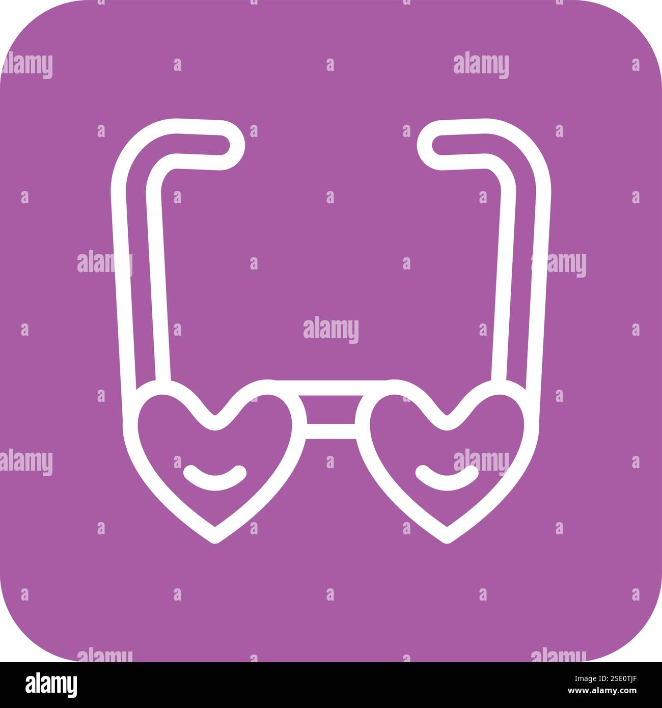 Glasses Vector Icon Design Illustration Stock Vector