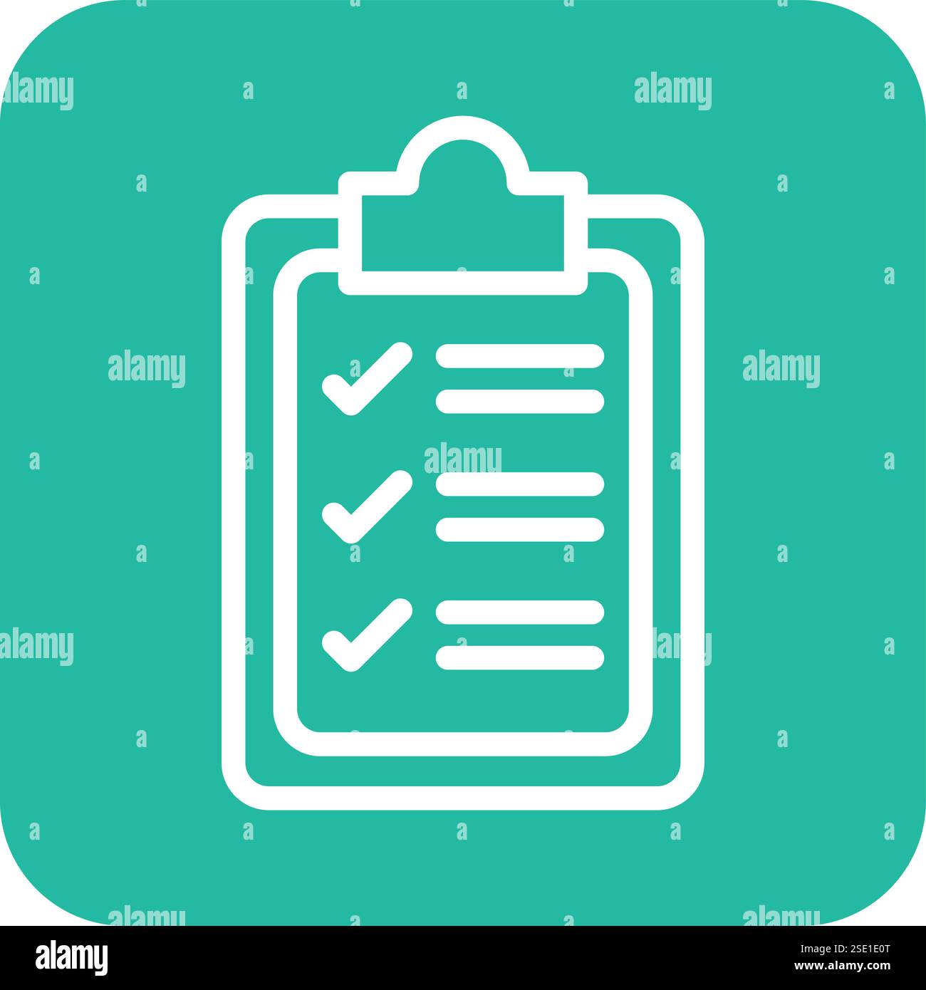 Checklist Vector Icon Design Illustration Stock Vector