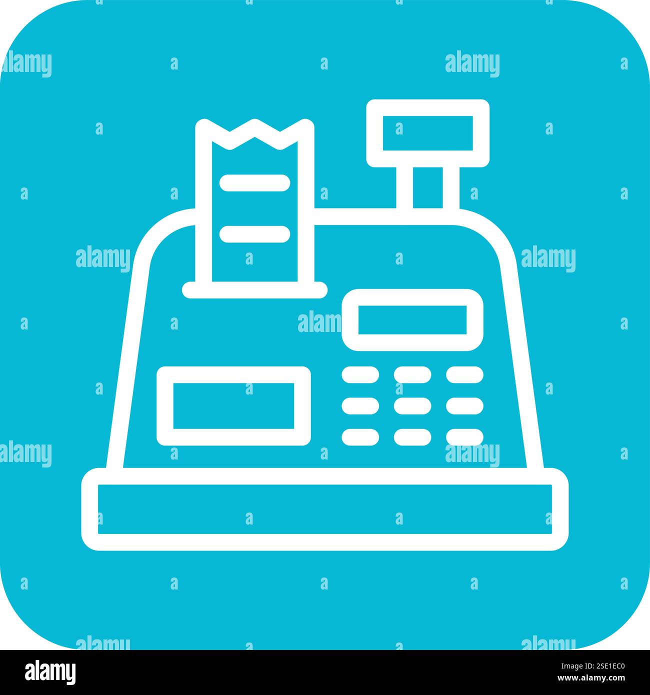 Cashier machine vector vectors Stock Vector Images - Alamy