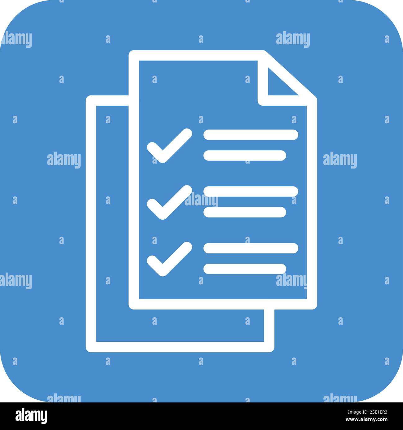 List Vector Icon Design Illustration Stock Vector
