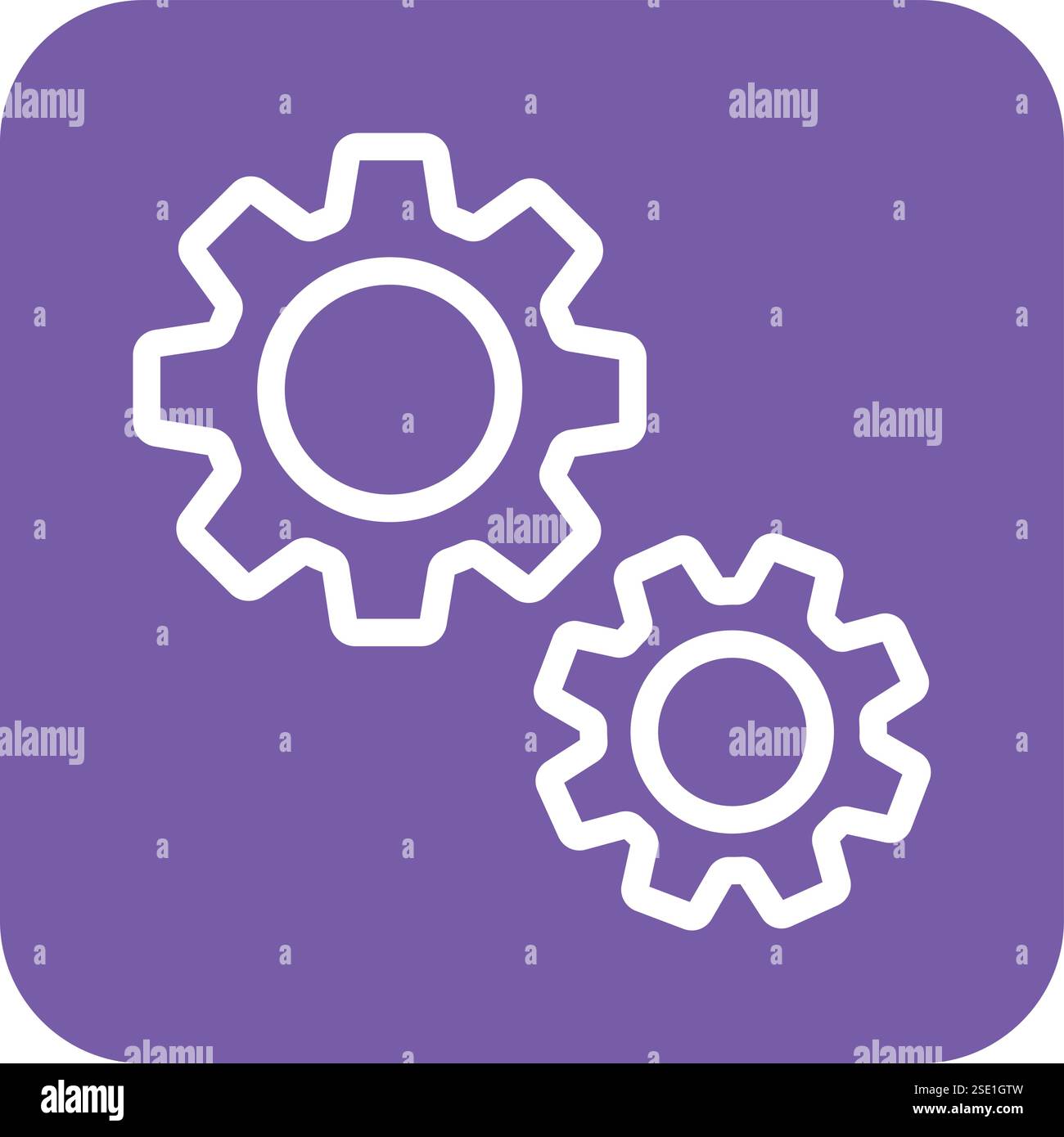 Setting line filled icon Stock Vector Images - Alamy