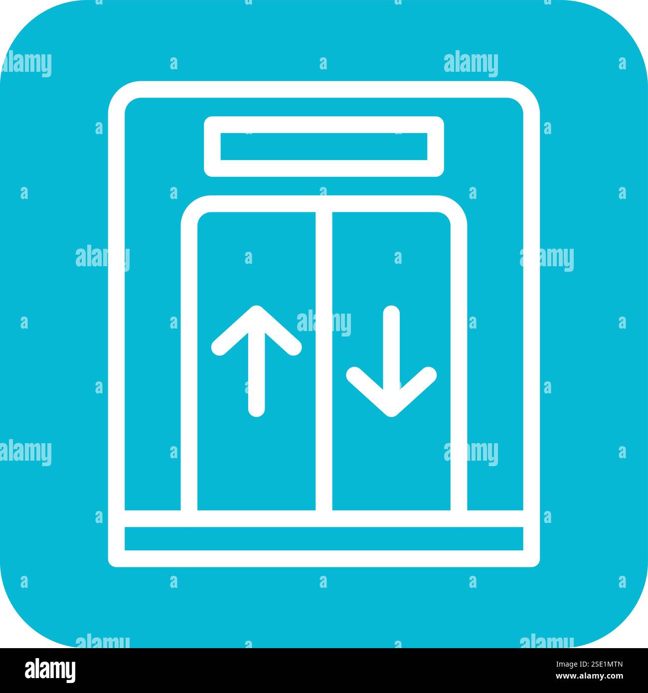 Lift Vector Icon Design Illustration Stock Vector