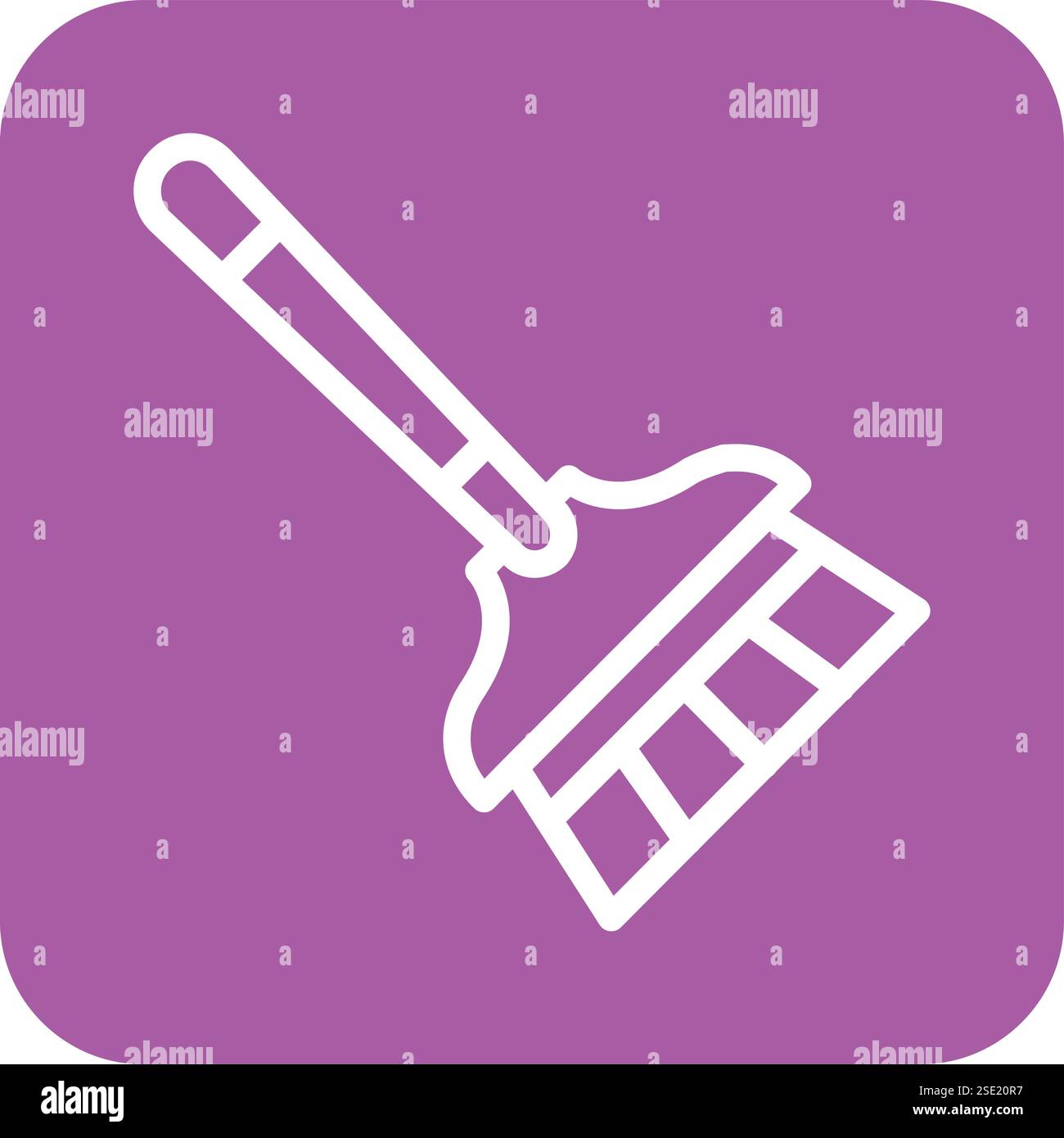 Cleaning brush Vector Icon Design Illustration Stock Vector
