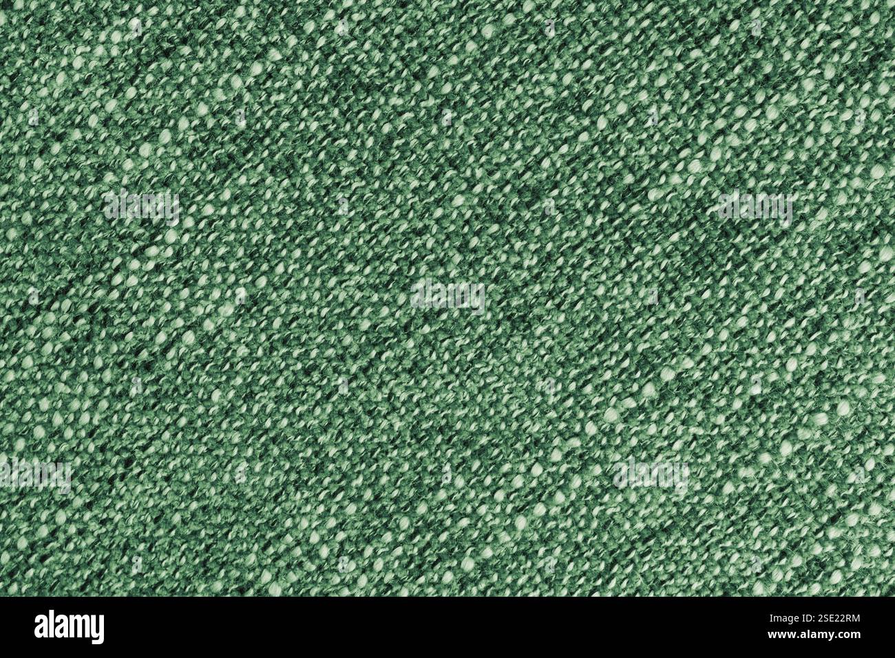Green Jacquard fabric with large loose diagonal woven, coarse weave ...