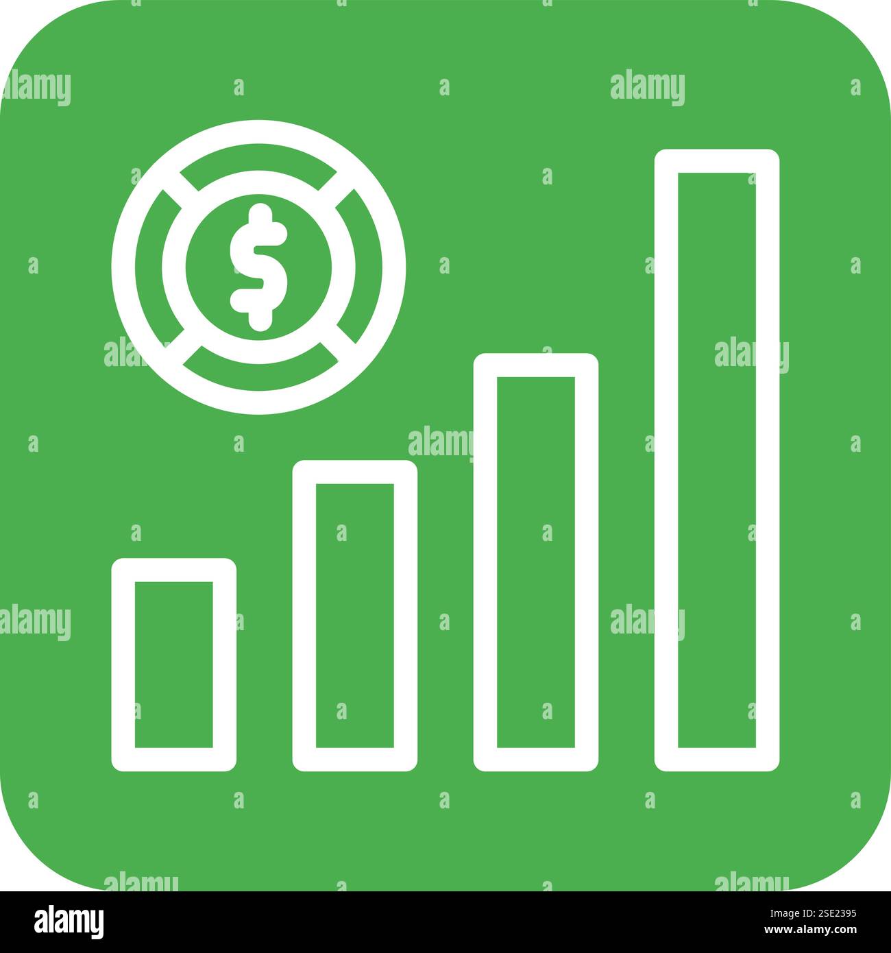 Revenue icon vector Cut Out Stock Images & Pictures - Alamy