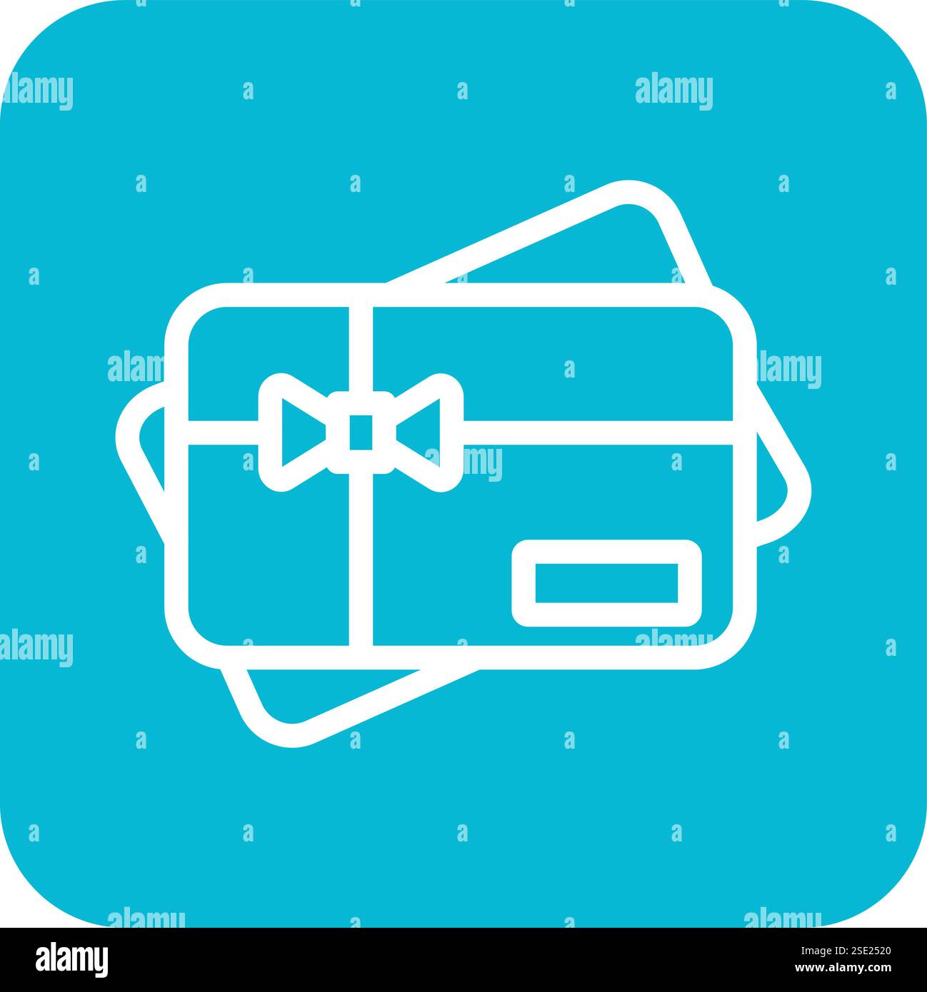 Gift card Vector Icon Design Illustration Stock Vector