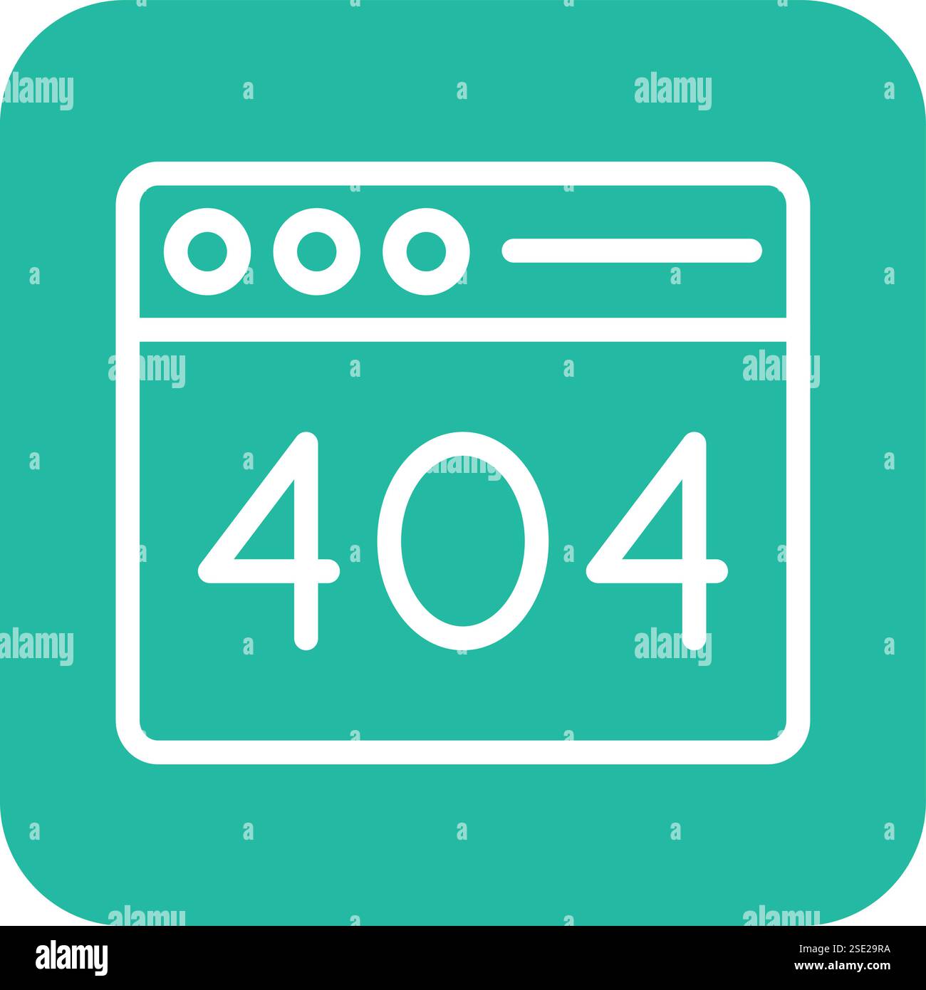 404 error Vector Icon Design Illustration Stock Vector