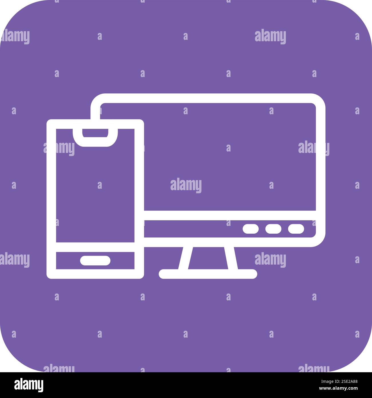 Responsive Vector Icon Design Illustration Stock Vector